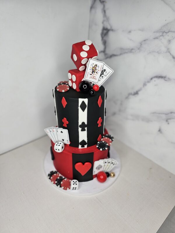 Casino Night Cake